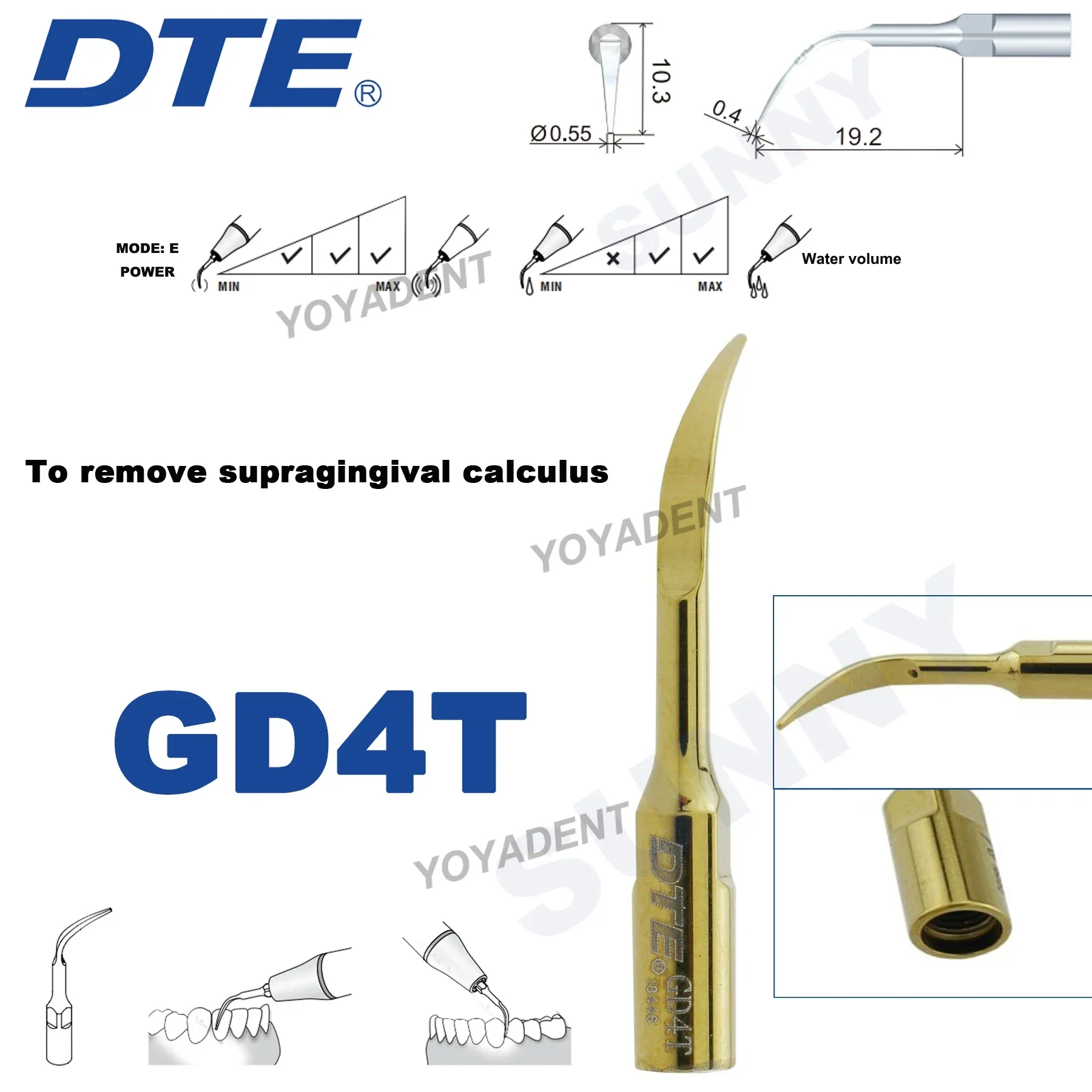 ウッドペッカー 超音波スケーラーチップ SATELEC ACTEON NSK対応