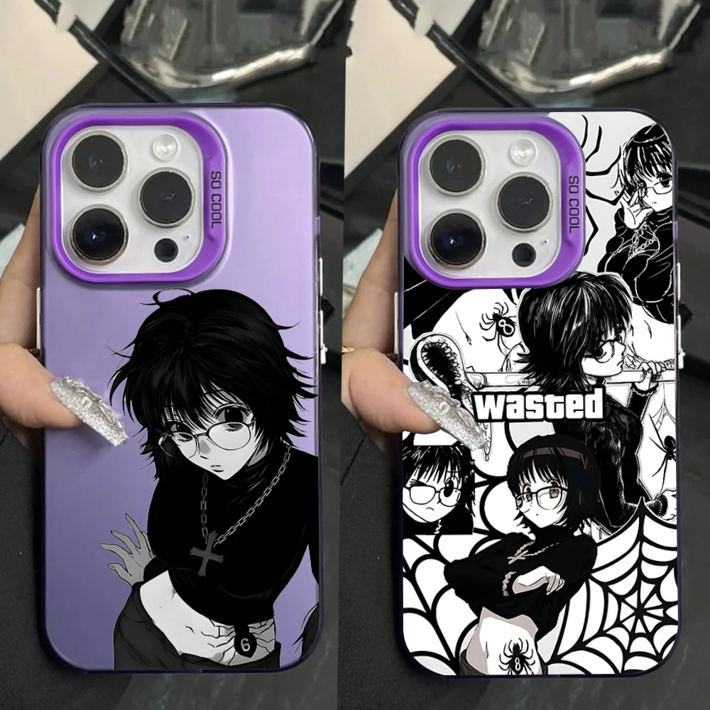 

Shizuku Murasaki H-Hunterpedia Phone Case For iPhone16,15,14,13,12,11,Pro,Max,Plus,Mini,XS,SE Anti Fall Purple Matte Hard Bumper