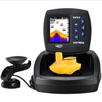 FF918 Lucky Boat Sonar Fish Finder For Underwater Deeper Hunting Color Display Wireless Operating Range 300 M Depth Range 100 M