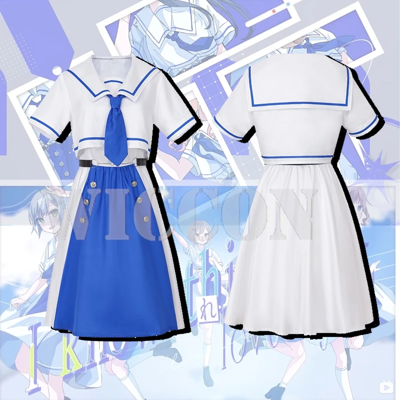 Project Sekai Colorful Stage Leo/need×MEIKkO Cosplay Costume Leo/Need TENMA SAKI Ichika Honami Shiho Girls School Uniforms Suit