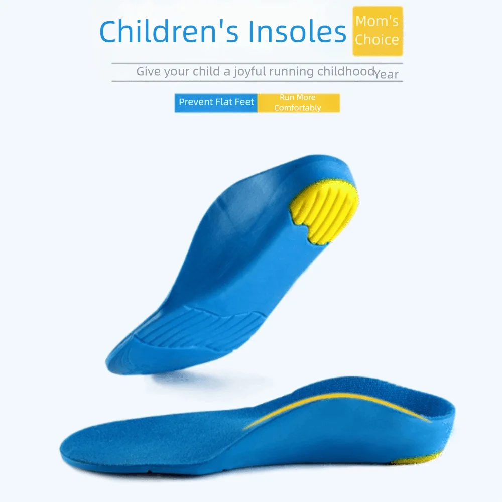 Breathable Material Arch Support Insoles Shock Absorption Foot Correction Orthopedic Insoles Soft Comfortable