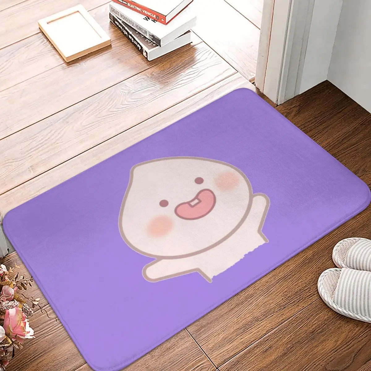 Silly Baby Apeach Non-slip Doormat Floor Mat Sand Scraping Carpet Rug for Kitchen Entrance Home Balcony Footpad Mats