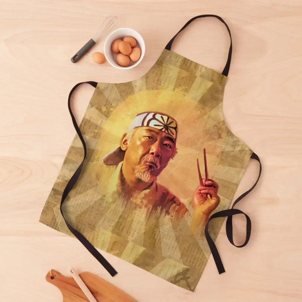 

Mr. Miyagi Apron For Home Accessories Men'ss For Cosmetologist Woman Work Apron