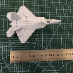 US F-22 Fighter Raptor Assemble Mini Military Plastic Model Puzzle Figure Toy Aircraft Collections Scene Sandpan Game