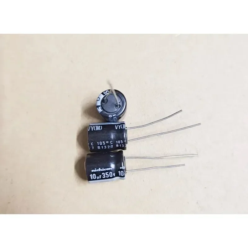 10Pcs/100Pcs 350V10uF Black Series 10X12mm 105° High Quality Electrolytic Capacitors