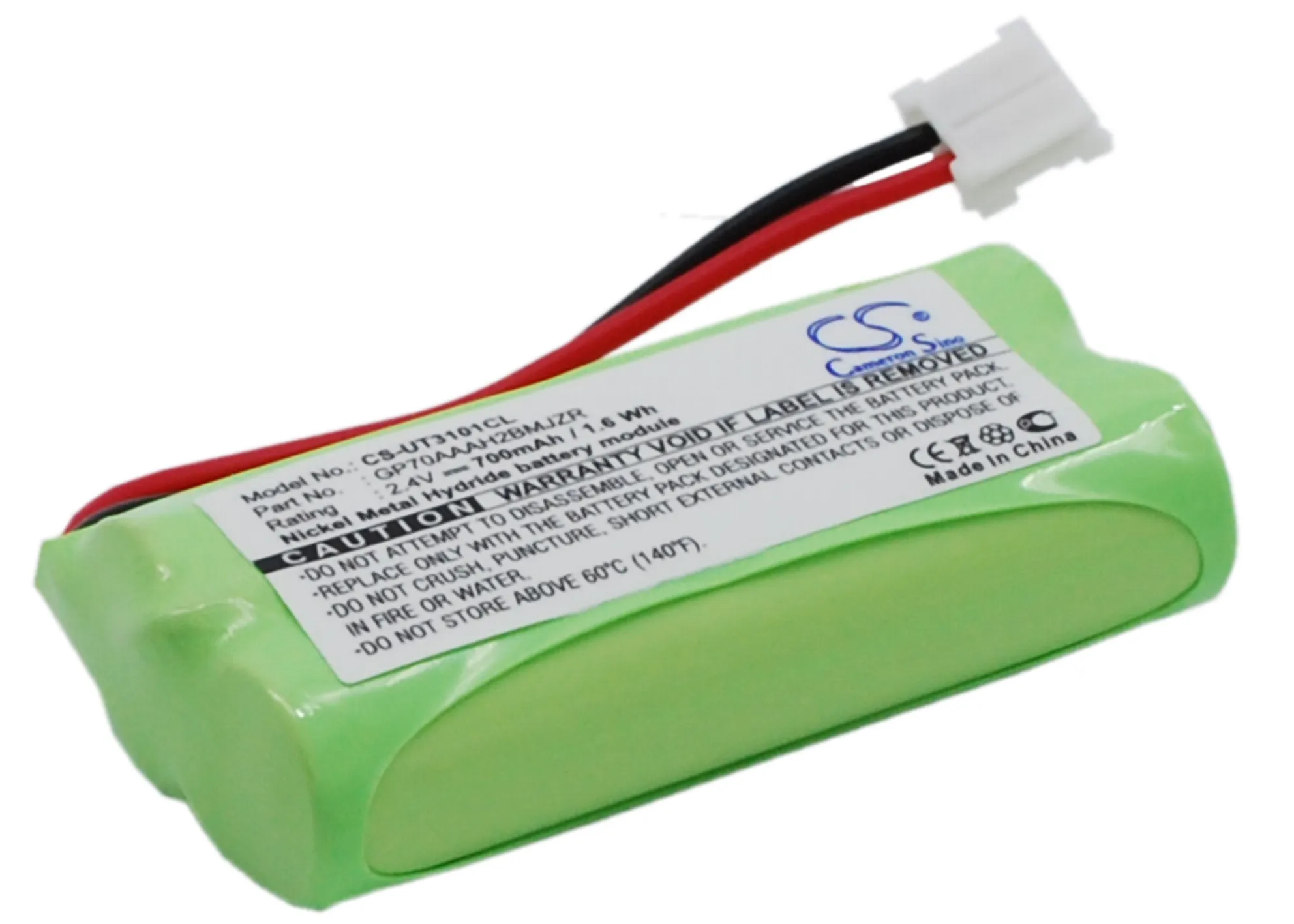 CS Cordless Phone Battery for AT&T AT-3201 3211-2 BT-18433 184342 28433 284342 BT-6010 8000/1 8300 CL74209 Fits Clarity BT8001