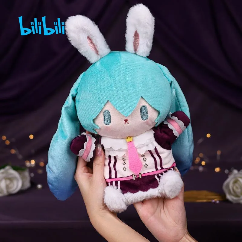 Genuine Bilibili 2024 New Spot Hatsune Miku Happy Magic Tour Team Series Miku Kaito Cute Plush Doll Kawaii Christmas Gift