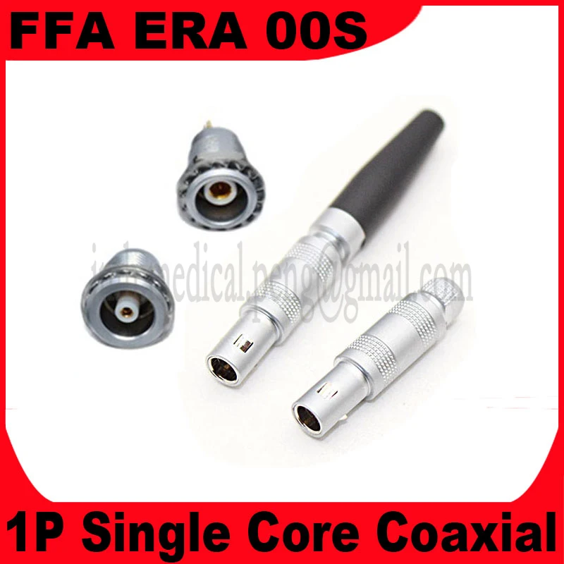 

FFA ERA 00S M7 Single Core Coaxial Push-pull Self-locking Aviation Connector For Ultrasonic Probe Thickness Gauge Flaw Detector