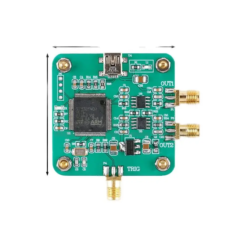 Pulse signal generator High-speed narrow pulse generator module Adjustable frequency Step 20ns AT control