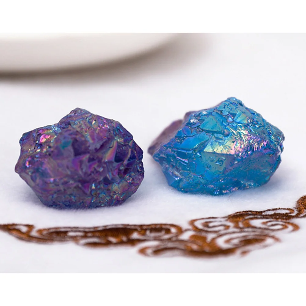 

Colorful Crystal Stones Natural Gemstone Decor for Home Office DIY Craft Random Shape Decorative Stone Gift