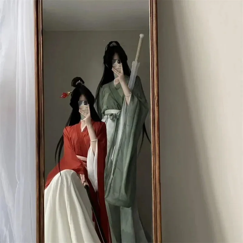 

COSda@Chinese hanfu dress Women Halloween Carnival Cosplay costume Old Traditional Blue Fancy Plus Size