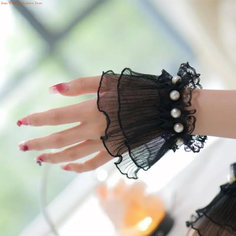 

G92D Корейская модная кружевная жемчужина рука