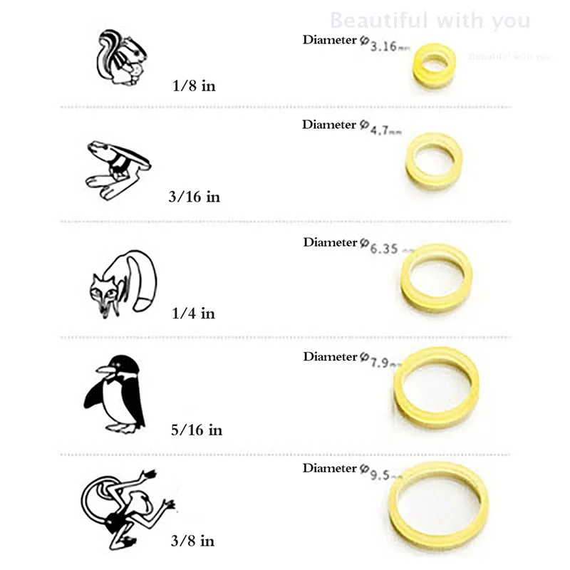 Hot Koop 100 st/1 zak Tandheelkundige rubberen band Orthodontische Elastiekjes Latex Bretels