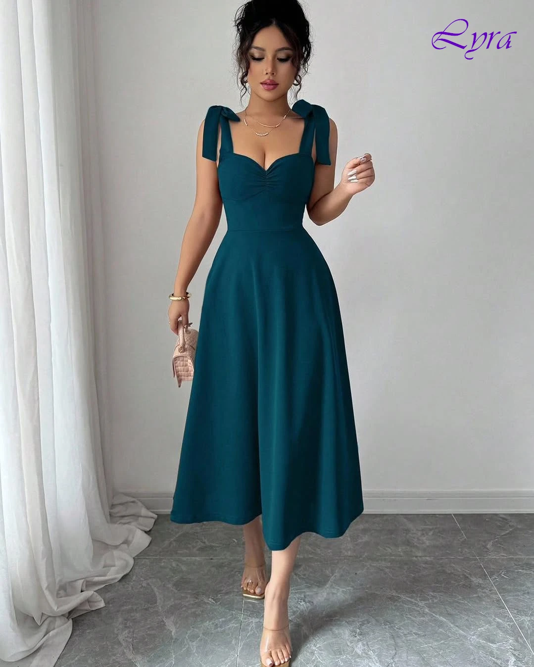 

Customized A-Line Sweetheart Elegant Formal Evening Dress and Temperament Celebrity Gowns High Quality Fashion Prom Dress