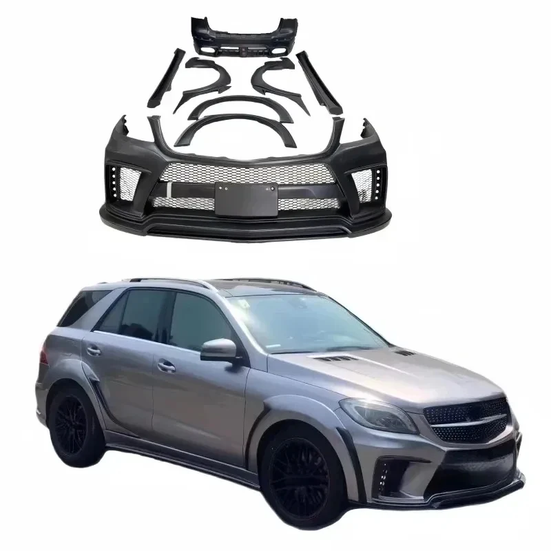 Factory Suitle Modification Of W166 ML350 ML400 With Wide-Body Kit Large Front And Rear Bumper Skirts