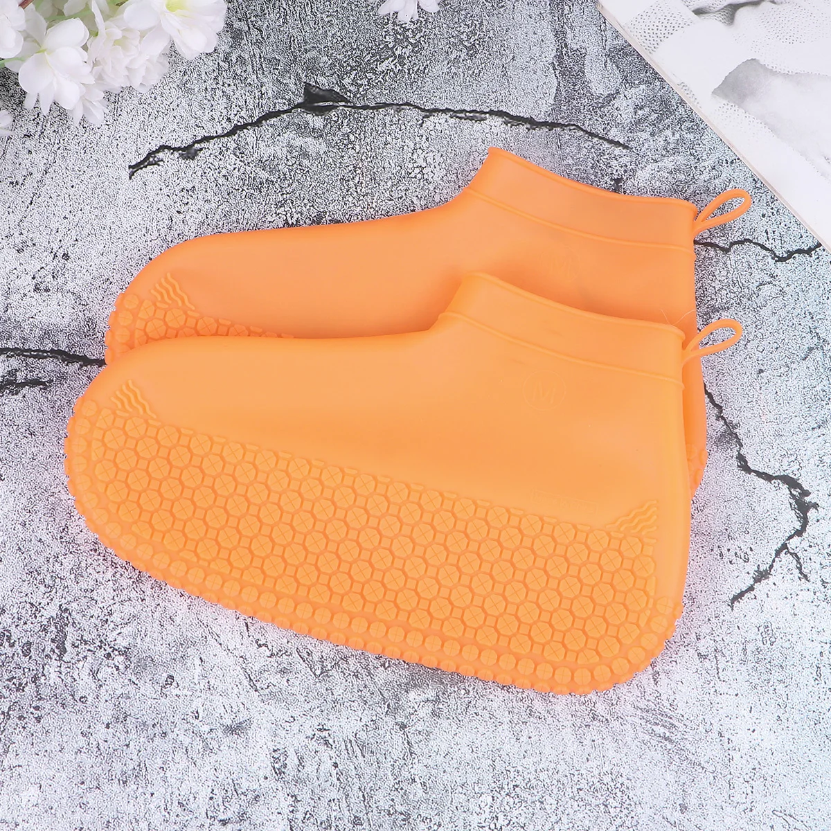 

1Pair Rain Proof Shoe Covers Silicone Reusable Waterproof Guards Anti-Slip Bottom for Hiking Travel Camping Outdoor Activities
