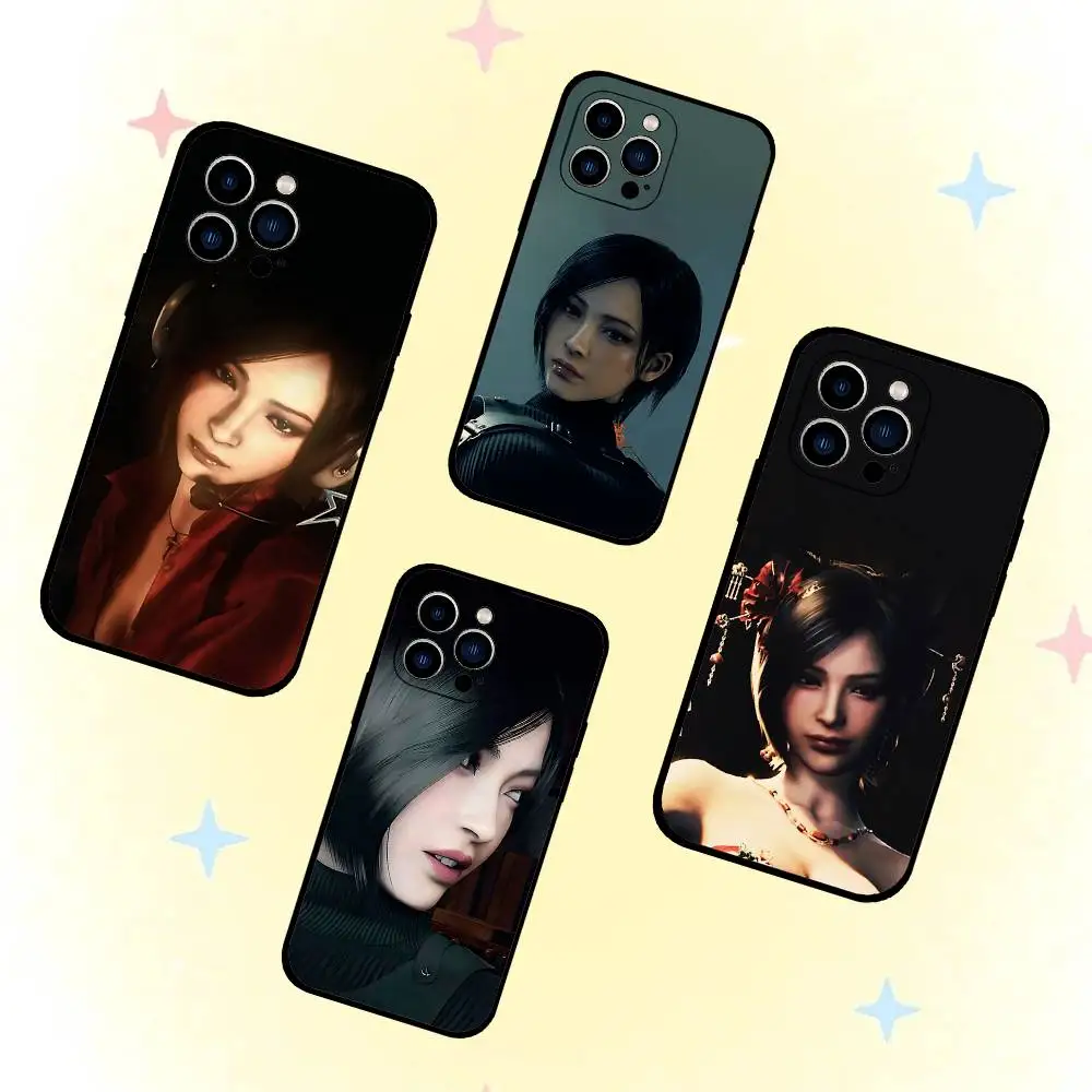 لعبة R-residentEvil A-adawong جراب هاتف آيفون 17 16 15 14 13 12 11 X XR XS Plus Pro Max غطاء أسود ناعم صغير