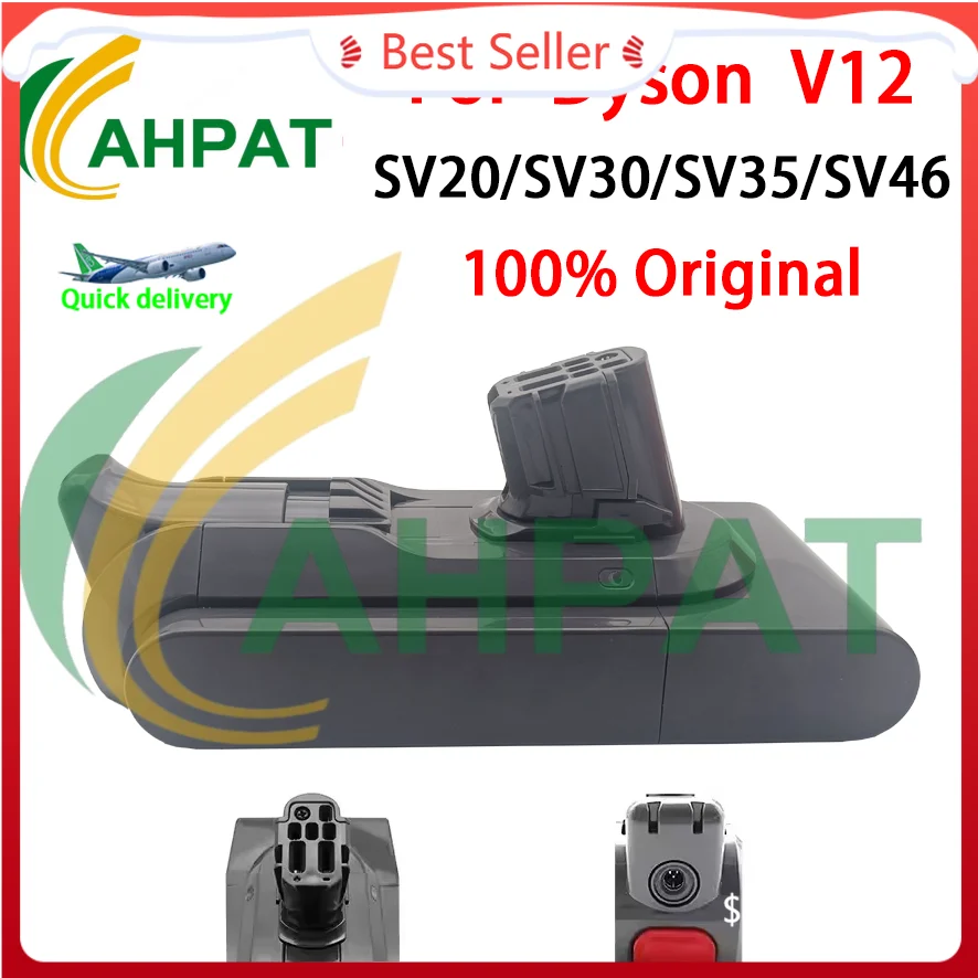 

Аккумулятор 2025V12 25,5 В 9800 мАч для пылесоса Dyson V12 Detect Slim Cordless, совместимых моделей SV20, SV30, SV35, SV46