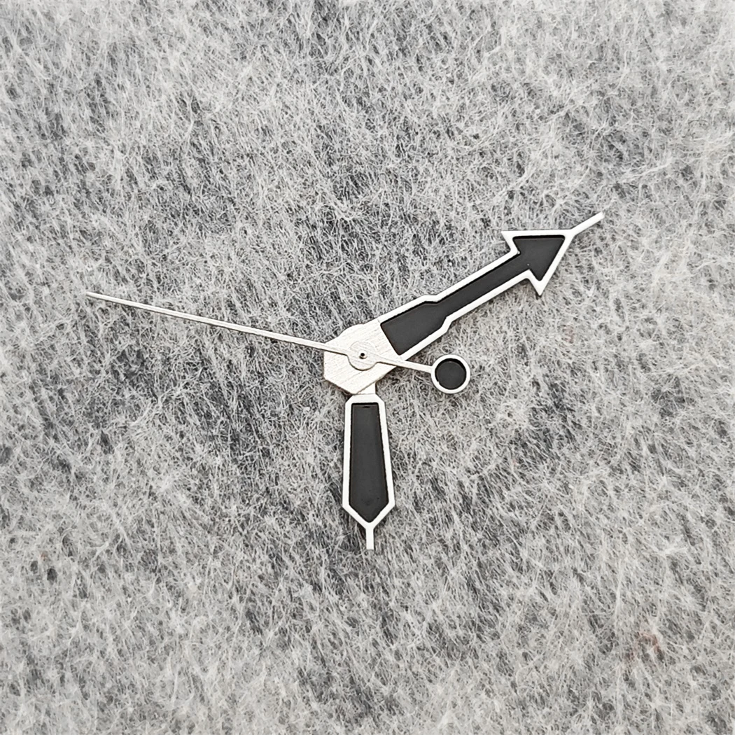 Modified Green Luminous Watch Hands Watch Accessories White Edge Black Needle for NH35/NH36/4R/S7 Movement
