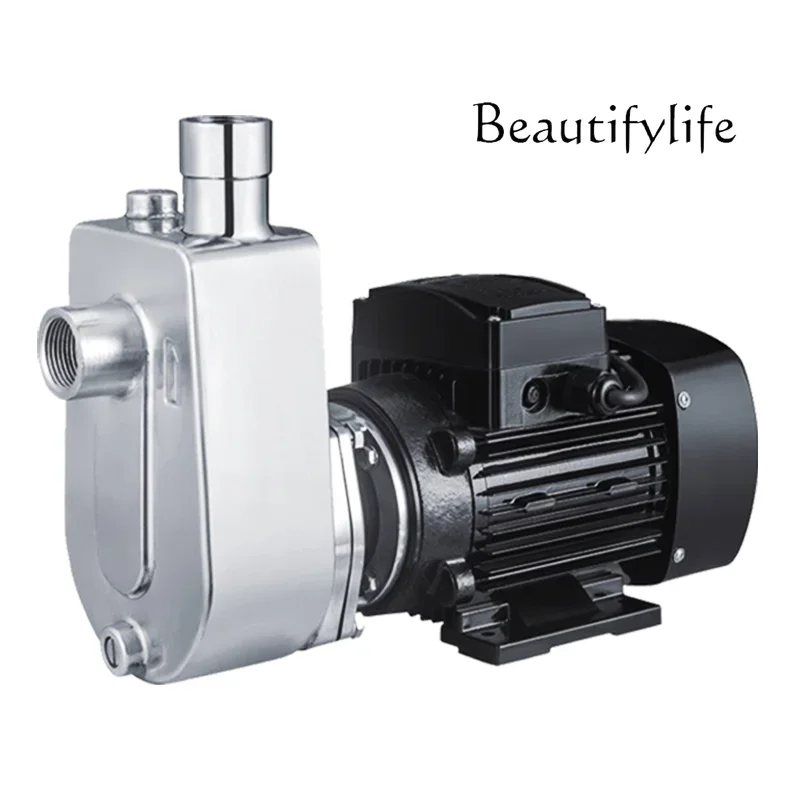 304 stainless steel self-priming pump high temperature chemical pump wine pumping food pump