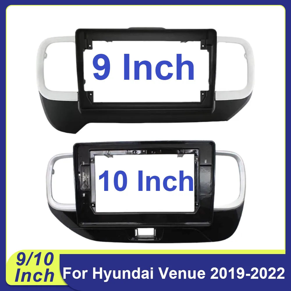 

9/10-дюймовая рамка-адаптер 2DIN для автомагнитолы Android для Hyundai Venue 2019-2022, комплект для установки в приборную панель