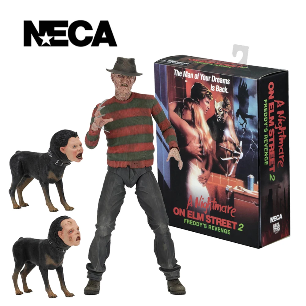 

NECA Nightmare on Elm Street Ultimate Part 2 Фредди Фигурка в масштабе 7 дюймов (Медди's Revenge) Модель Кукла Гаражный комплект