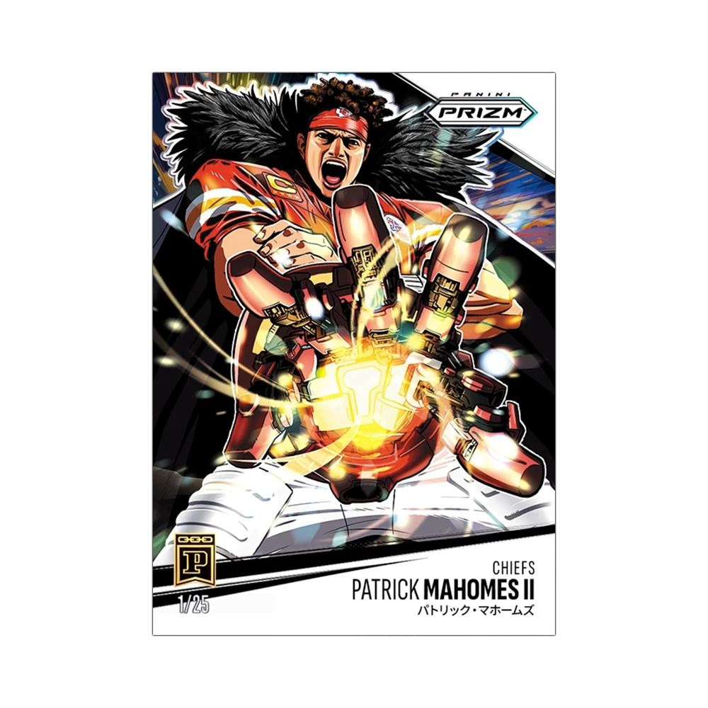 SPORTS DIY homemade 2025 MANGA JOSH ALLEN PATRICK MAHOMES JUSTIN LAMAR JACKSON Holographic Collectible Card Football HolidayGift