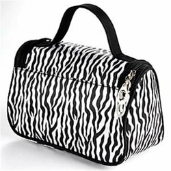 Sacchetto di corsa Del Sacchetto di Lavaggio di Cortesia Organizer Portable Zebra Sacchetto Cosmetico di Caso di Trucco