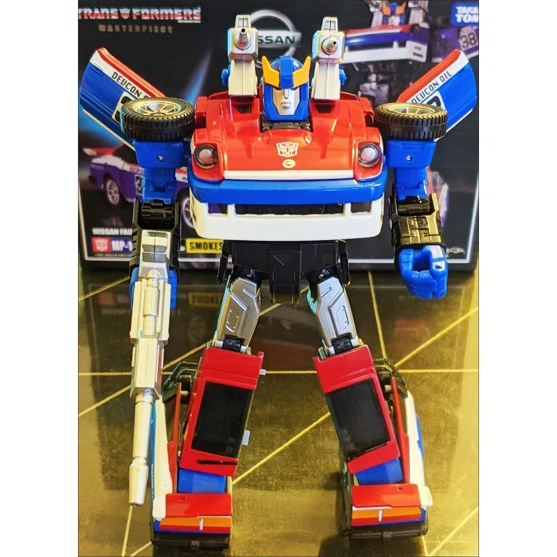 재고 있음 변환 마스터피스 KO MP19 MP-19 Smokescreen G1 시리즈 버전 애니메이션 액션 피규어 모델 장난감 컬렉션 선물