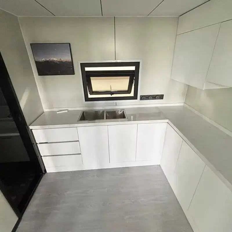 Rumah Kontainer Ekspansi yang Dapat Diperluas, Desain Kustom, Mewah Modern Berkualitas Tinggi, Produksi Pabrik, Laris Manis, 20 kaki, Ramah Lingkungan