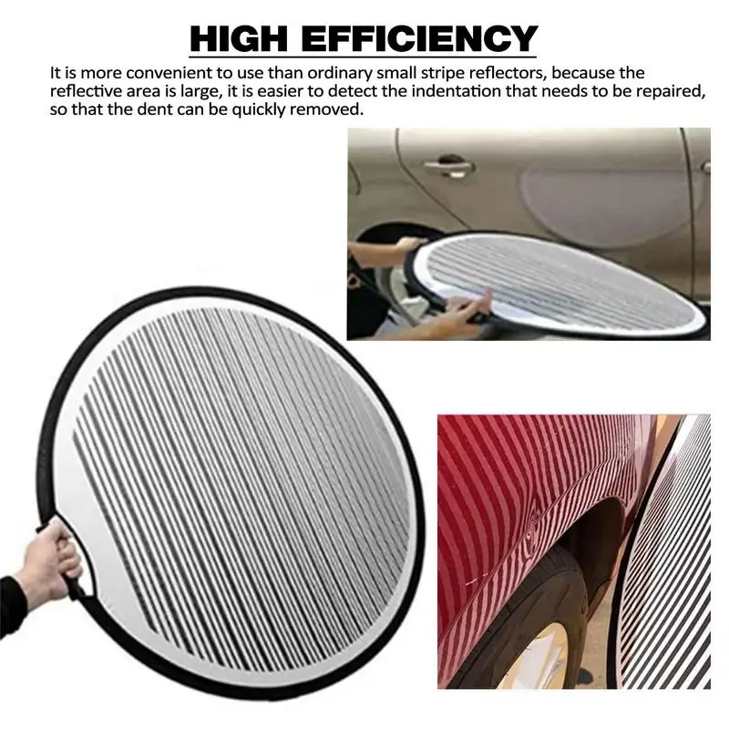 80X78X2cm Car Dent Reflector Flexible Reflector Board Panel With Striped Design Vehicles Body Repair Tools For Cars Suv Trucks