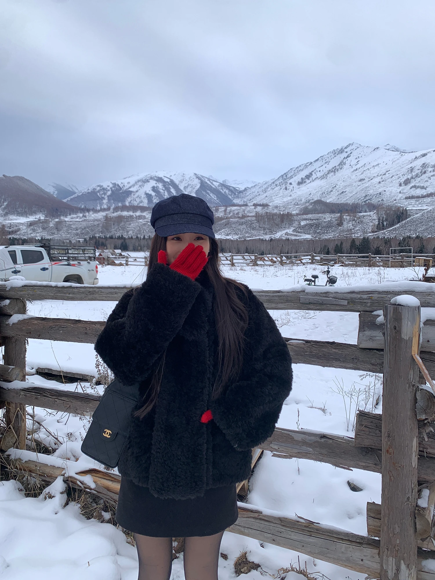 

Женская теплая куртка из овчины Pusumede: свободный крой, повседневный стиль, зимняя верхняя одежда, молодежная коллекция