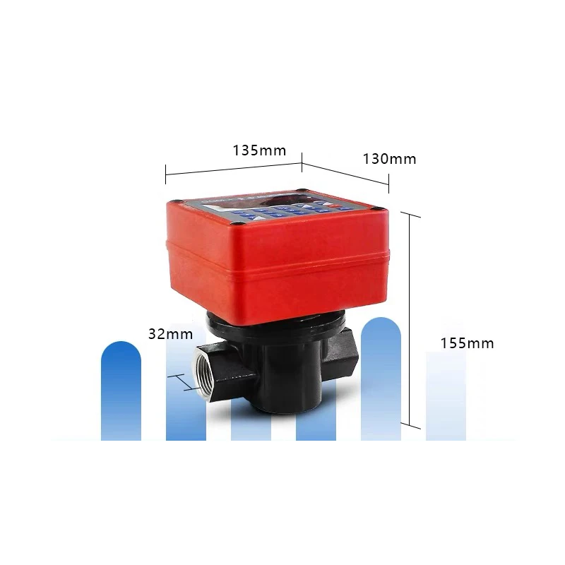 12V24V220V ilościowy przepływomierz oleju napędowego przepływomierz elektroniczny miernik przekładni 1 cal