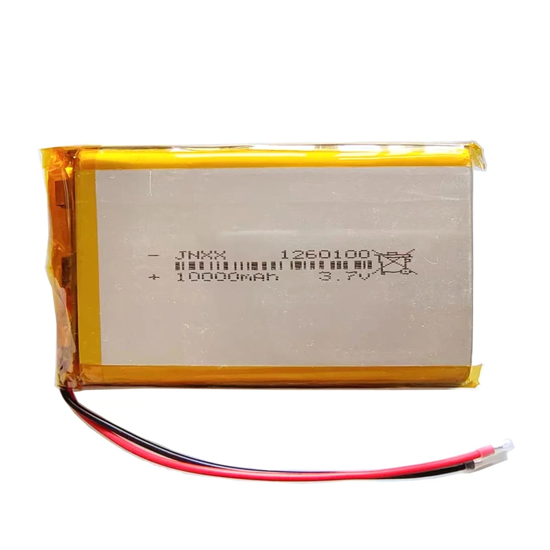 Rechargeable 3.7V 10000mAh Lipo Li-Po Lithium Battery 1260100 With PCB Li-polymer Battery Replacement Battery For Tablet DVD