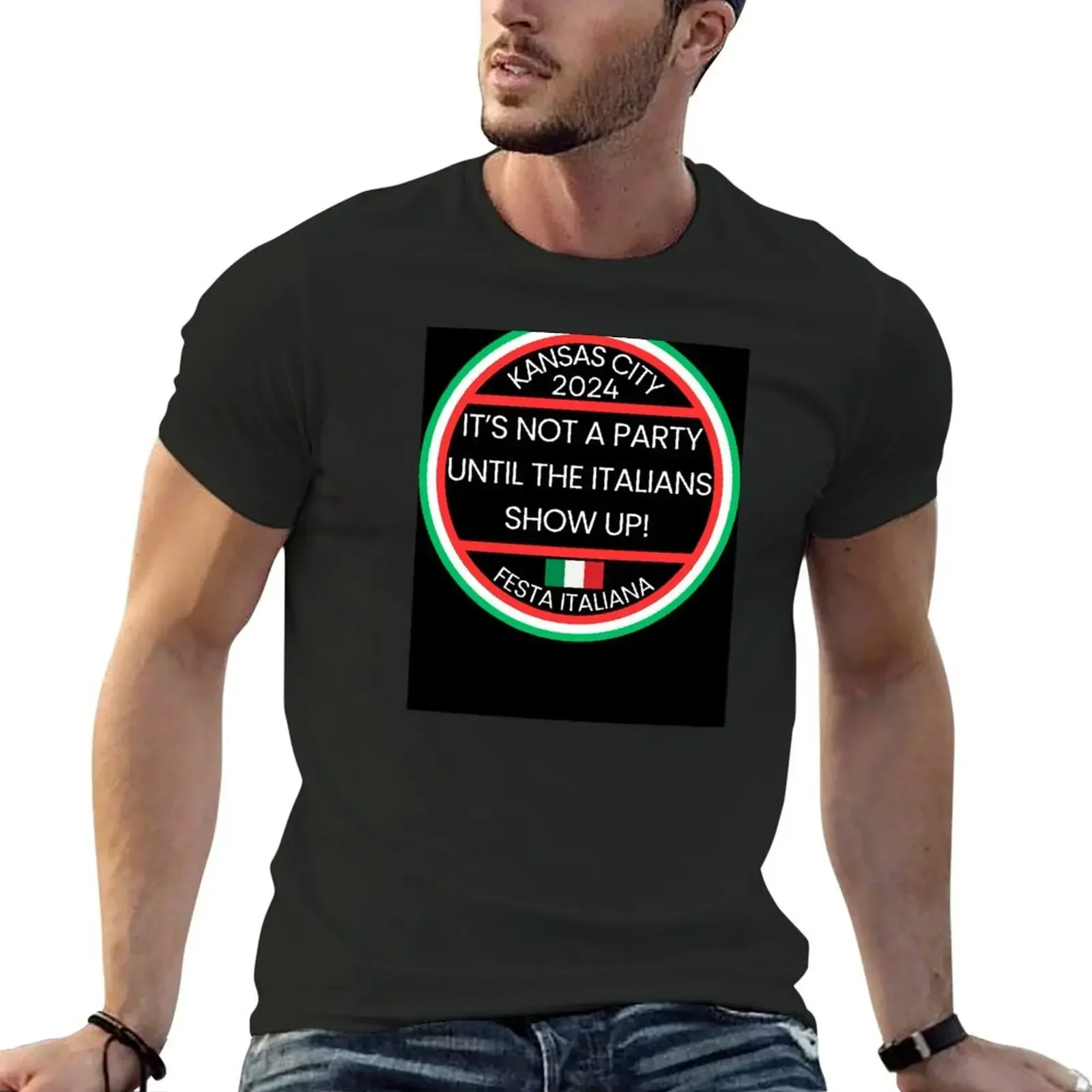 Kansas City Festa Italiana 2024 T-Shirt plus size tops sublime custom t shirt for a boy plus size men clothing