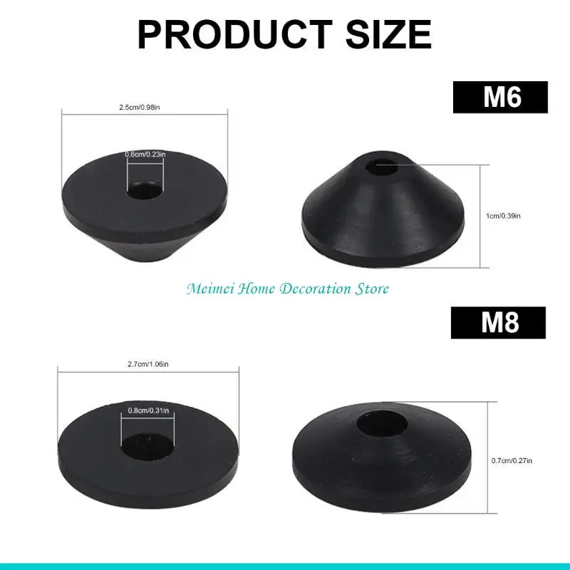 H7BF 12PCS 원뿔 화장실 볼트 고무 와셔 베스킷 밀봉 와셔 화장실 탱크 누출은 키트를 쉽게 사용하지 못하게합니다.