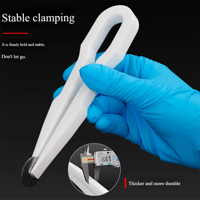 

Polytetrafluoroethylene tweezers thickened PTFE high temperature and acid and alkali resistance 100/150/200/250/300mm