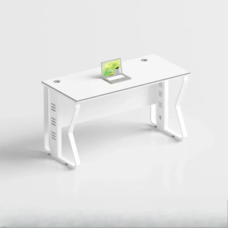 

Desk staff, simple and modern double 4-person staff, desk and chair combination workstation
