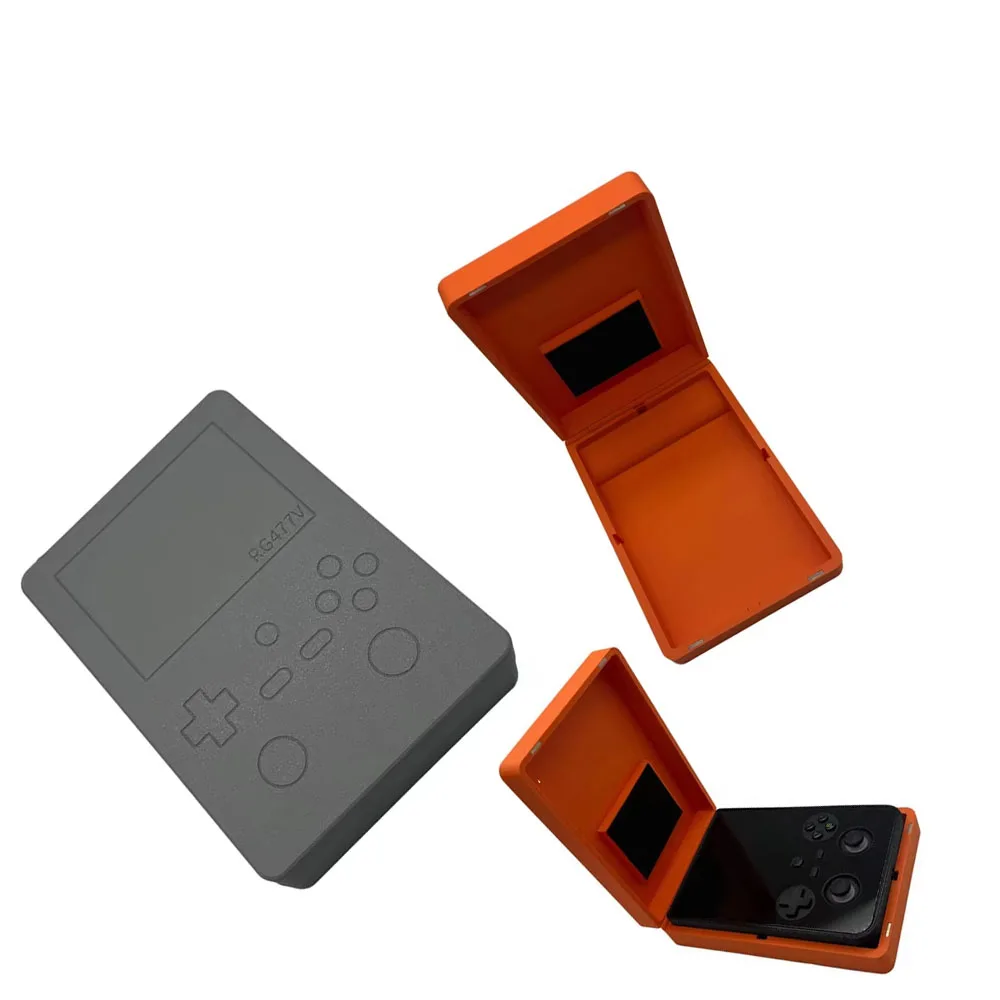 

Коробка для хранения RG477V, противоударная магнитная крышка, защитный чехол, чехол для портативной игровой консоли, черный, серый, оранжевый, полупрозрачный, синий