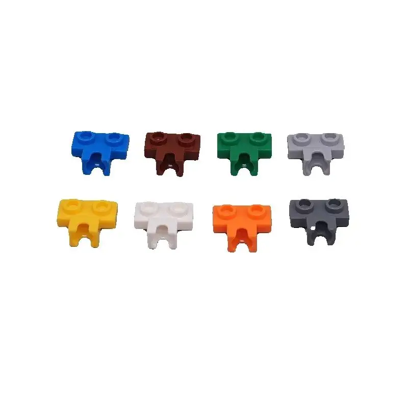 10PCS 14704 1X2 사이드 블록에 토우 볼 소켓이 있는 브릭 DIY 어린이 장난감 조립용