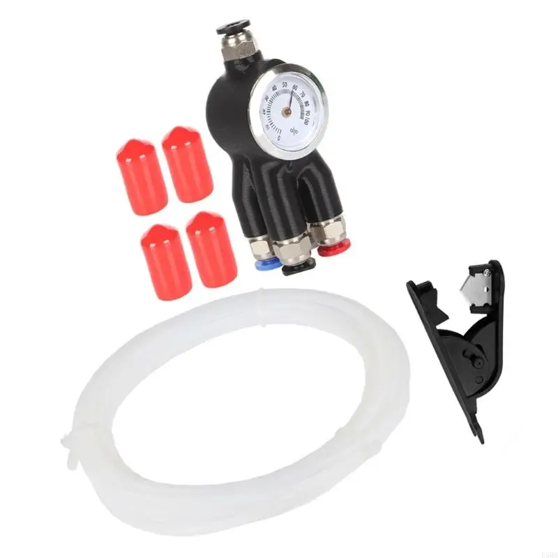 D5BB For X1C P1S P1P Printing Adapter Project Feed Pipe 4 In 1 Adapter Five Way