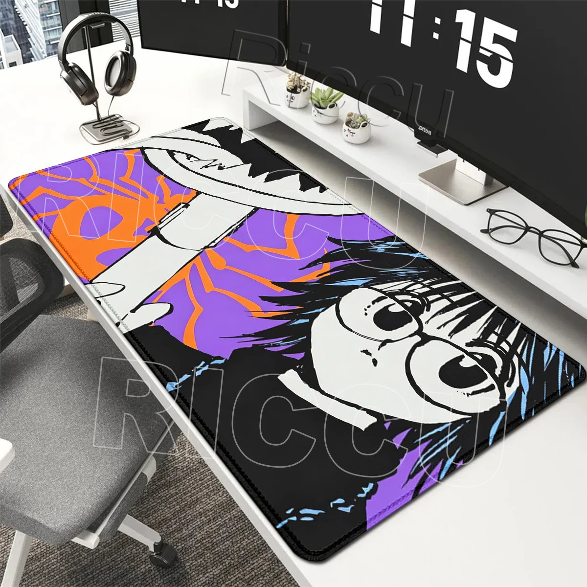 Anime Character Hunter X Hunter Gaming Mouse Pads Gamer Aesthetics Desk Mat PC Setup Accessories Computer Keyboard Rubber Carpet