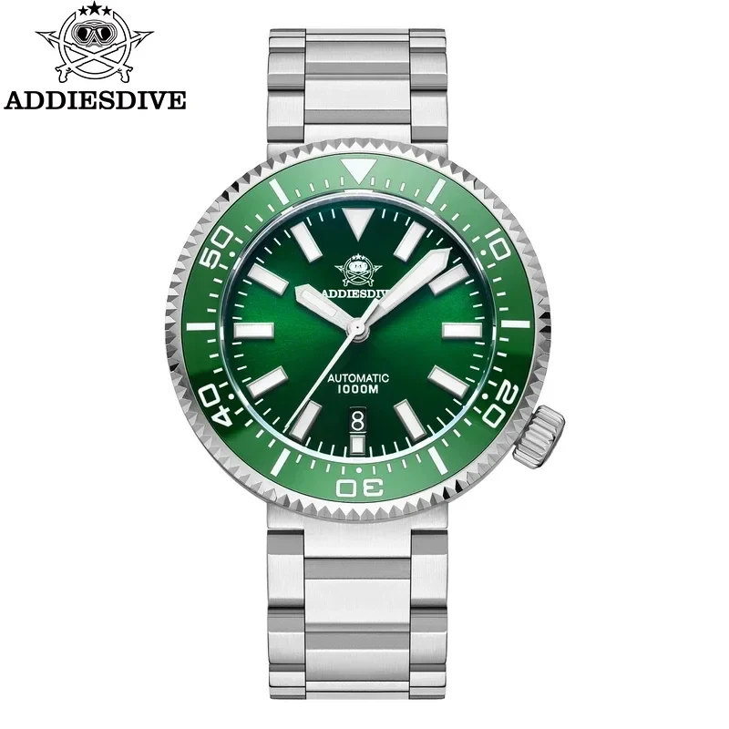 

ADDIESDIVE 1000m Diver Men's Automatic Mechanical Watch Sapphire Glass Super Luminous Watches Stainless Steel MY-H6 reloj hombre