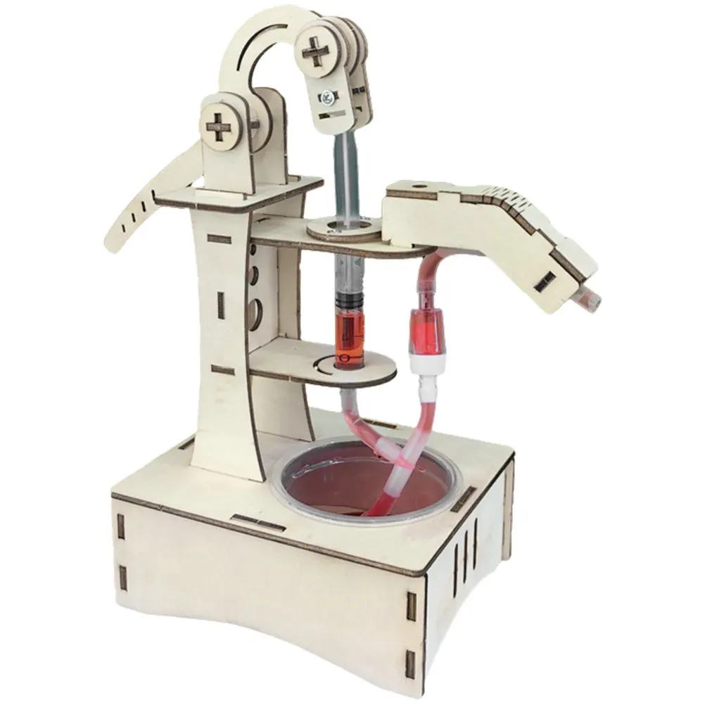 1Set Hand Pump Water Press DIY Science Experiment Educational Project for Kids Physics Learning Science Supplies