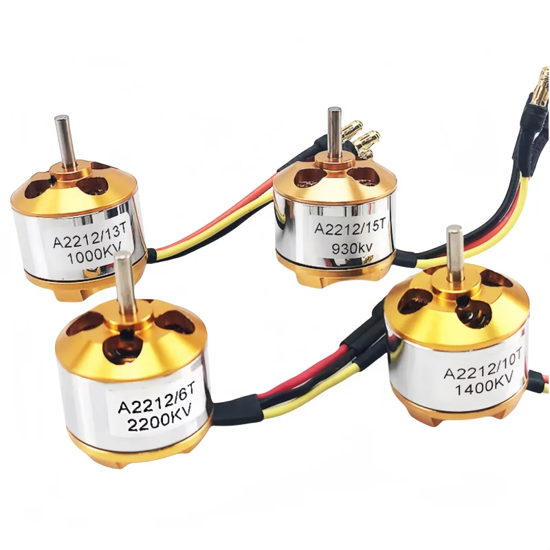 A2212 930KV 1000KV 1400KV 2200KV 2450KV 2700KV محرك بدون فرشاة لطائرات RC ذات الجناح الثابت مع محاور متعددة طائرات تدريب ثلاثية الأبعاد