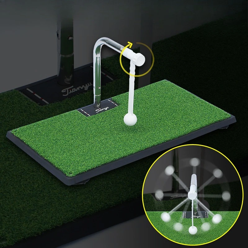 

Golf Swing Practice Trainer Adjustable Golf Hitting Aid Simulators Indoor Swing Practice for Wood, Iron, Wedges Entertainment