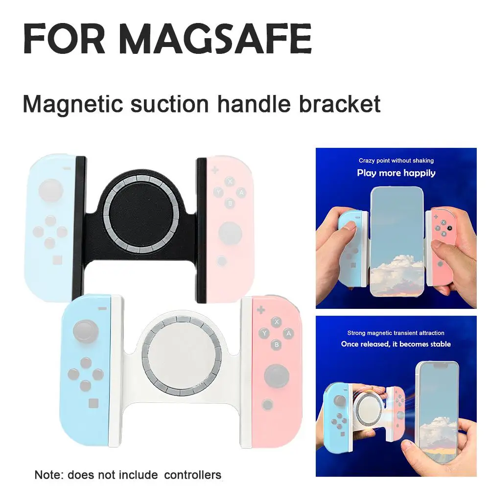 Game Handle Magnetic Mobile Phone Holder Handle Connector For Simulator Handle Bracket For Models Below 6.1/6.7in H2v8