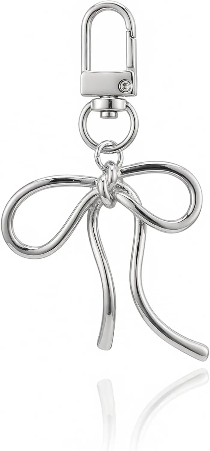 

Elegant Bowknot Keychain Charm for Backpacks and Car Keys
