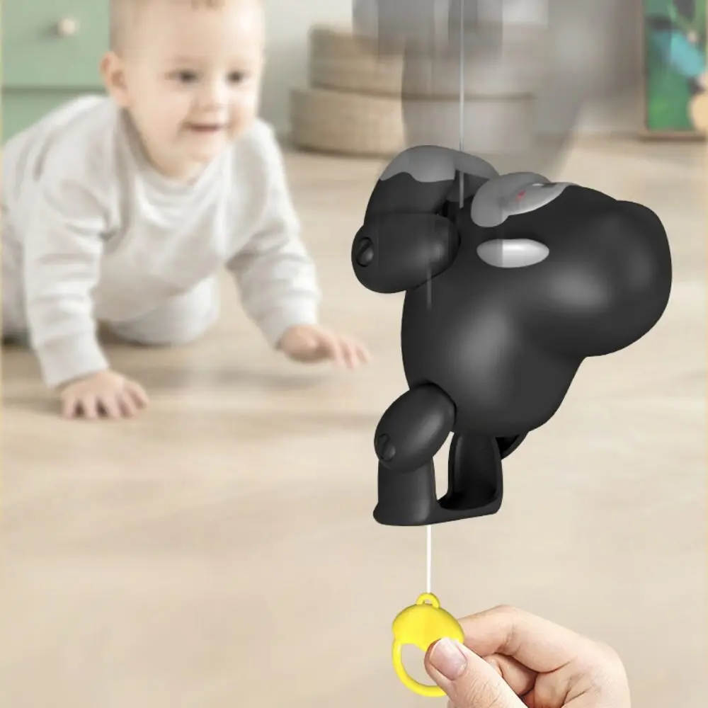 

Водонепроницаемая развивающая игрушка-обезьянка на веревке для лазания и тяги, с функцией вытягивания, для раннего развития