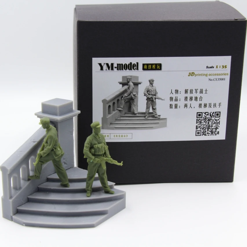 YM Modello Originale 1/35 Guerra del Vietnam Soldato Cinese Figurina In Resina CE35001